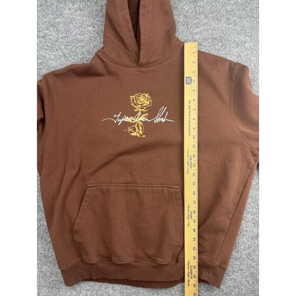 2Pac Hoodie Mens Large Tupac Shakur Rose That Grew From Concrete Graphic Rap - Picture 5 of 8